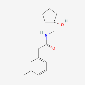 molecular formula C15H21NO2 B2506717 N-((1-hydroxycyclopentyl)methyl)-2-(m-tolyl)acetamide CAS No. 1234893-11-8