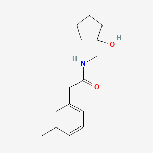 molecular formula C15H21NO2 B2506717 N-((1-羟基环戊基)甲基)-2-(间甲苯基)乙酰胺 CAS No. 1234893-11-8