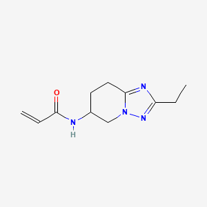 N-(2-Ethyl-5,6,7,8-tetrahydro-[1,2,4]triazolo[1,5-a]pyridin-6-yl)prop-2-enamide