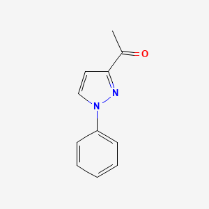 molecular formula C11H10N2O B2506743 1-(1-phenyl-1H-pyrazol-3-yl)ethan-1-one CAS No. 91137-73-4