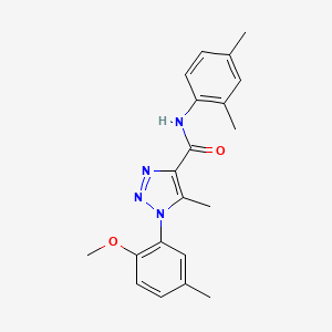 N-(2,4-dimethylphenyl)-1-(2-methoxy-5-methylphenyl)-5-methyl-1H-1,2,3-triazole-4-carboxamide