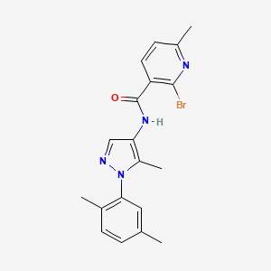 2-Bromo-N-[1-(2,5-dimethylphenyl)-5-methylpyrazol-4-YL]-6-methylpyridine-3-carboxamide