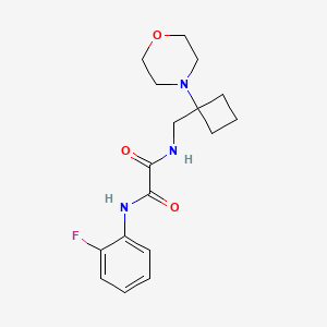 N'-(2-fluorophenyl)-N-{[1-(morpholin-4-yl)cyclobutyl]methyl}ethanediamide