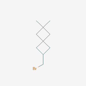 molecular formula C10H17Br B2506793 6-(溴甲基)-2,2-二甲基螺[3.3]庚烷 CAS No. 2329305-79-3