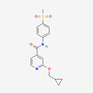 2-(cyclopropylmethoxy)-N-(4-(methylsulfonyl)phenyl)isonicotinamide