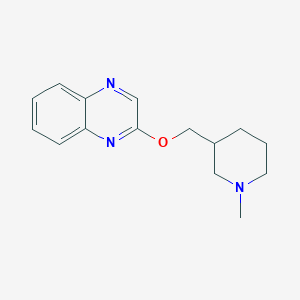 molecular formula C15H19N3O B2506812 2-[(1-Methylpiperidin-3-yl)methoxy]quinoxaline CAS No. 2198823-09-3