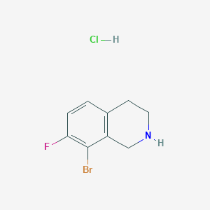 8-Bromo-7-fluoro-1,2,3,4-tetrahydroisoquinoline hydrochloride