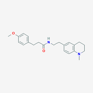 3-(4-methoxyphenyl)-N-(2-(1-methyl-1,2,3,4-tetrahydroquinolin-6-yl)ethyl)propanamide