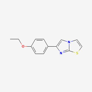 molecular formula C13H12N2OS B2506898 6-(4-Etoxi-fenil)imidazo[2,1-b][1,3]tiazol CAS No. 442535-52-6