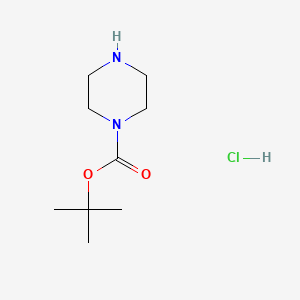 molecular formula C9H19ClN2O2 B2506900 Tert-butyl Piperazine-1-carboxylate Hydrochloride CAS No. 143238-38-4; 76535-74-5