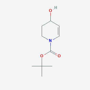 molecular formula C10H17NO3 B2506911 4-羟基-3,4-二氢-2H-吡啶-1-羧酸叔丁酯 CAS No. 643759-64-2