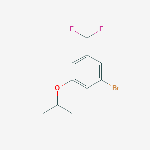 molecular formula C10H11BrF2O B2506924 1-Bromo-3-(difluoromethyl)-5-isopropoxybenzene CAS No. 2248377-41-3