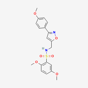 2,5-dimethoxy-N-{[3-(4-methoxyphenyl)-5-isoxazolyl]methyl}benzenesulfonamide