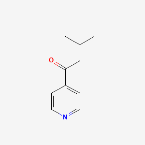 molecular formula C10H13NO B2506958 3-Methyl-1-(pyridin-4-yl)butan-1-one CAS No. 79251-07-3