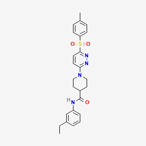 N-(3-ethylphenyl)-1-(6-tosylpyridazin-3-yl)piperidine-4-carboxamide