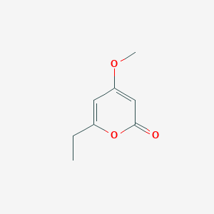 molecular formula C8H10O3 B025070 6-Ethyl-4-methoxy-2-pyranone CAS No. 106950-13-4