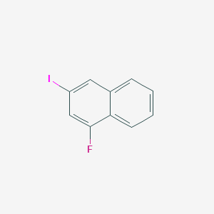 molecular formula C10H6FI B2507007 1-Fluoro-3-iodonaphthalene CAS No. 501433-11-0