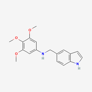 N-(1H-indol-5-ylmethyl)-3,4,5-trimethoxyaniline