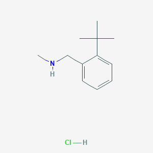 1-(2-Tert-butylphenyl)-N-methylmethanamine;hydrochloride