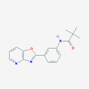 2,2-dimethyl-N-(3-[1,3]oxazolo[4,5-b]pyridin-2-ylphenyl)propanamide