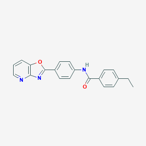 4-ethyl-N-(4-[1,3]oxazolo[4,5-b]pyridin-2-ylphenyl)benzamide