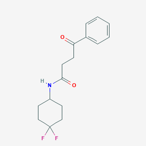 molecular formula C16H19F2NO2 B2507087 N-(4,4-difluorocyclohexyl)-4-oxo-4-phenylbutanamide CAS No. 2309551-62-8