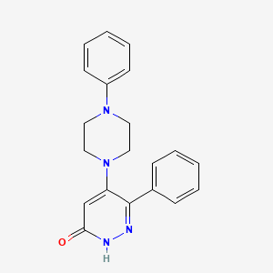 6-phenyl-5-(4-phenylpiperazino)-3(2H)-pyridazinone