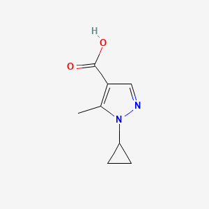 1-Cyclopropyl-5-methylpyrazole-4-carboxylic acid