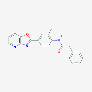 N-(2-methyl-4-[1,3]oxazolo[4,5-b]pyridin-2-ylphenyl)-2-phenylacetamide