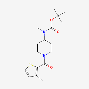 Tert-butyl methyl(1-(3-methylthiophene-2-carbonyl)piperidin-4-yl)carbamate