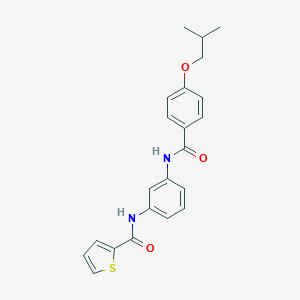 N-{3-[(4-isobutoxybenzoyl)amino]phenyl}-2-thiophenecarboxamide