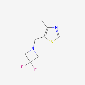 5-((3,3-Difluoroazetidin-1-yl)methyl)-4-methylthiazole