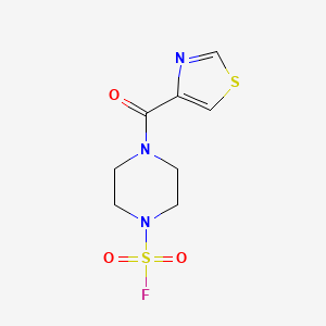 4-(1,3-Thiazole-4-carbonyl)piperazine-1-sulfonyl fluoride