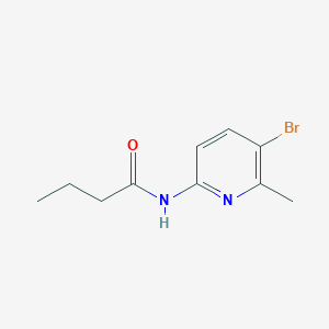 N-(5-bromo-6-methylpyridin-2-yl)butanamide