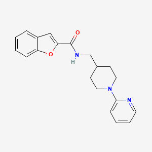 N-((1-(pyridin-2-yl)piperidin-4-yl)methyl)benzofuran-2-carboxamide