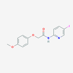 N-(5-iodopyridin-2-yl)-2-(4-methoxyphenoxy)acetamide