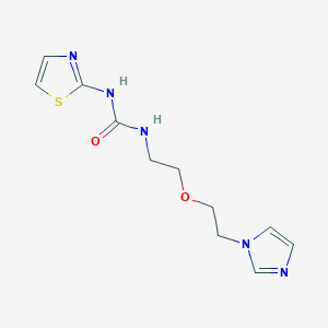 1-(2-(2-(1H-imidazol-1-yl)ethoxy)ethyl)-3-(thiazol-2-yl)urea