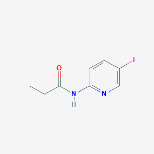 molecular formula C8H9IN2O B250723 N-(5-iodopyridin-2-yl)propanamide 