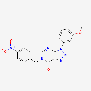 3-(3-methoxyphenyl)-6-(4-nitrobenzyl)-3H-[1,2,3]triazolo[4,5-d]pyrimidin-7(6H)-one