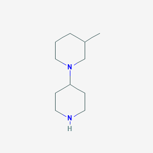 molecular formula C11H22N2 B2507235 4-(3-Methyl-piperidin-1-yl)-piperidine CAS No. 436099-89-7; 551923-14-9