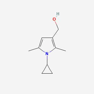(1-cyclopropyl-2,5-dimethyl-1H-pyrrol-3-yl)methanol