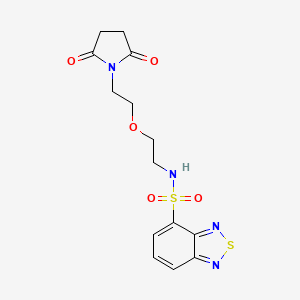 N-(2-(2-(2,5-dioxopyrrolidin-1-yl)ethoxy)ethyl)benzo[c][1,2,5]thiadiazole-4-sulfonamide