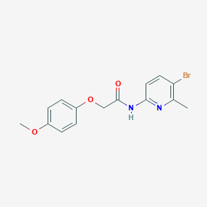 N-(5-bromo-6-methylpyridin-2-yl)-2-(4-methoxyphenoxy)acetamide