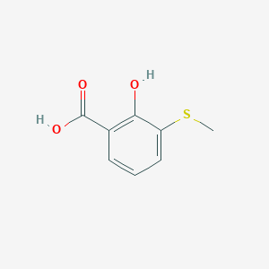 molecular formula C8H8O3S B2507254 Ácido 2-hidroxi-3-(metiltio)benzoico CAS No. 67127-64-4