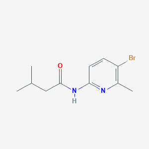 N-(5-bromo-6-methylpyridin-2-yl)-3-methylbutanamide