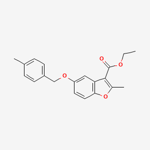 Ethyl 2-methyl-5-[(4-methylphenyl)methoxy]-1-benzofuran-3-carboxylate
