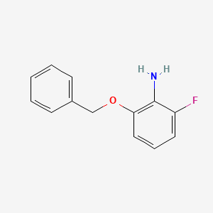 molecular formula C13H12FNO B2507308 2-(Benzyloxy)-6-fluoroaniline CAS No. 160564-65-8