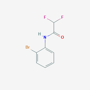 molecular formula C8H6BrF2NO B2507330 N-(2-bromophenyl)-2,2-difluoroacetamide CAS No. 1695625-02-5