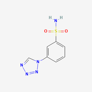 3-(1H-tetrazol-1-yl)benzenesulfonamide