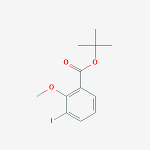 molecular formula C12H15IO3 B2507368 Tert-butyl 3-iodo-2-methoxybenzoate CAS No. 1613269-59-2